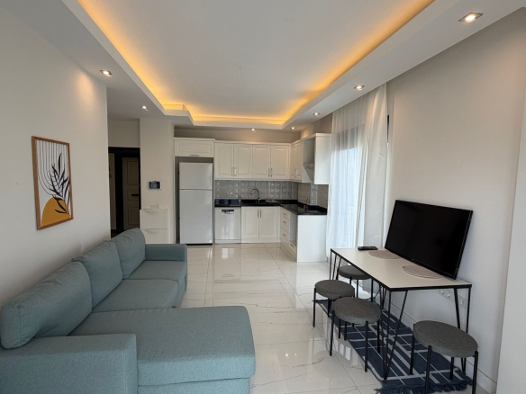 меблированная 1+1 в Махмутларе, продажа