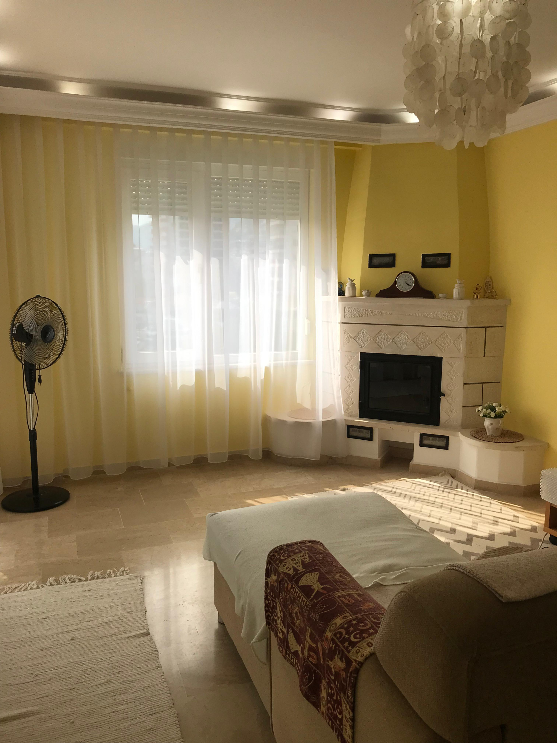 большая квартира 1+1 в комплексе с бассейном, Анталья