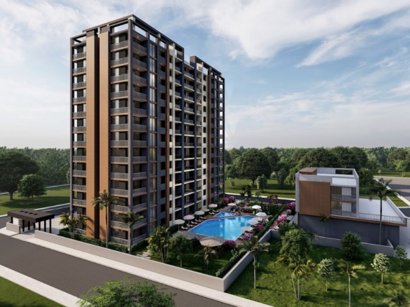 Квартира 2+1 от застройщика у моря в Мерсине